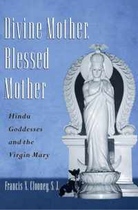 Cover of Divine Mother, Blessed Mother by Francis X. Clooney, featuring the statue of Mary created for the Aikiya Alayam chapel in Chennai